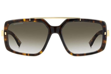 Ochelari de soare Dsquared2 D20120/S 086/9K Dreptunghiulari Havana