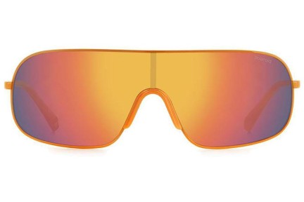 Ochelari de soare Polaroid PLD6222/S L7Q/OZ Polarized Lentilă unică | Shield Portocalii