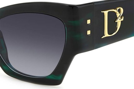 Ochelari de soare Dsquared2 D20132/S 6AK/9O Cat Eye Verzi