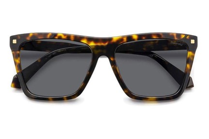 Ochelari de soare Polaroid PLD4164/S/X 086/M9 Polarized Flat Top Havana