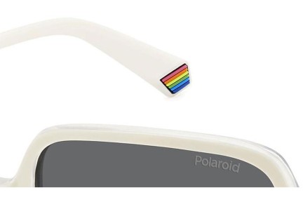 Ochelari de soare Polaroid PLD6219/S VK6/M9 Polarized Pătrați Albi