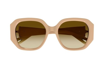 Ochelari de soare Chloe CH0236S 004 Pătrați Bej