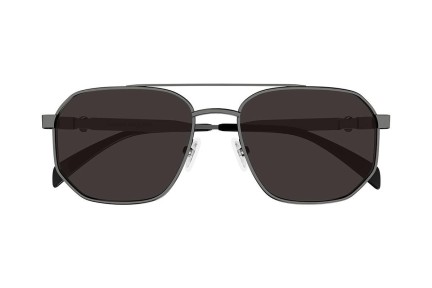 Ochelari de soare Alexander McQueen AM0458S 001 Pilot Gri