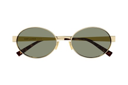 Ochelari de soare Saint Laurent SL692 003 Rotunzi Aurii