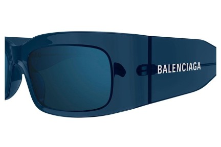 Ochelari de soare Balenciaga BB0328S 004 Pătrați Albaștri