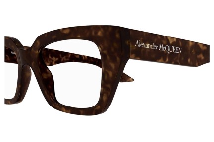 Ochelari Alexander McQueen AM0453O 002 Cat Eye Havana