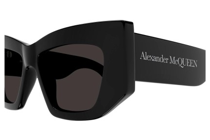 Ochelari de soare Alexander McQueen AM0448S 001 Cat Eye Negri