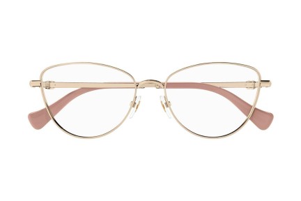 Ochelari Gucci GG1595O 002 Cat Eye Aurii