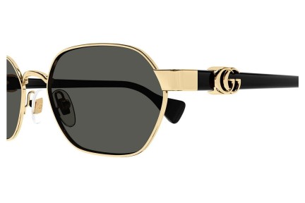 Ochelari de soare Gucci GG1593S 001 Ovali Aurii