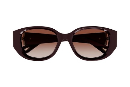 Ochelari de soare Chloe CH0237SK 003 Ovali Roșii