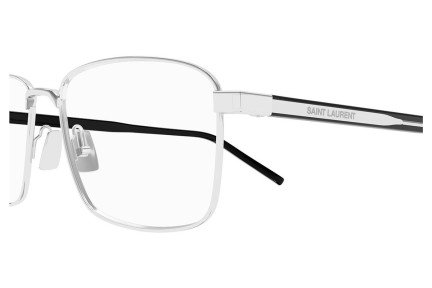 Ochelari Saint Laurent SL666 004 Dreptunghiulari Argintii