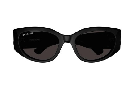 Ochelari de soare Balenciaga BB0324SK 001 Rotunzi Negri