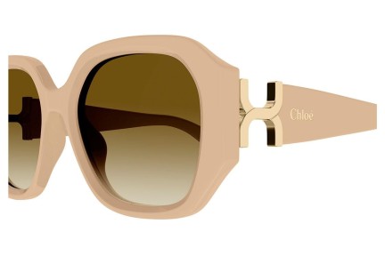 Ochelari de soare Chloe CH0236S 004 Pătrați Bej