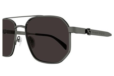 Ochelari de soare Alexander McQueen AM0458S 001 Pilot Gri