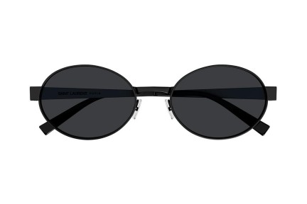 Ochelari de soare Saint Laurent SL692 001 Rotunzi Negri