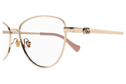 Ochelari Gucci GG1595O 002 Cat Eye Aurii