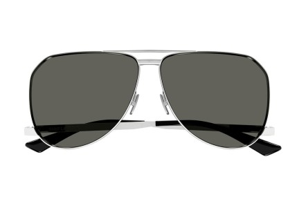 Ochelari de soare Saint Laurent SL690DUST 002 Pilot Argintii