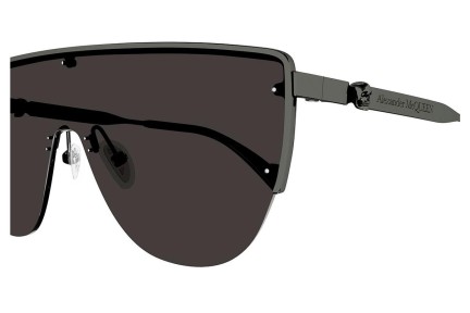 Ochelari de soare Alexander McQueen AM0457S 001 Lentilă unică | Shield Gri