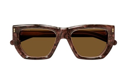 Ochelari de soare Gucci GG1520S 003 Pătrați Roz