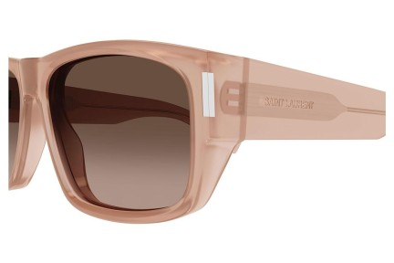 Ochelari de soare Saint Laurent SL689 006 Pătrați Portocalii