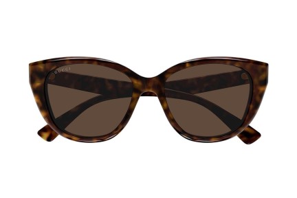 Ochelari de soare Gucci GG1588S 002 Cat Eye Havana