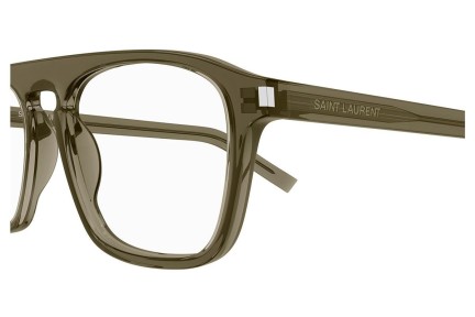 Ochelari Saint Laurent SL157 006 Pătrați Maro