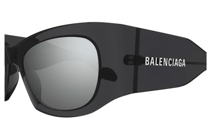 Ochelari de soare Balenciaga BB0327S 003 Pătrați Gri