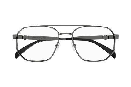 Ochelari Alexander McQueen AM0459O 001 Pilot Gri