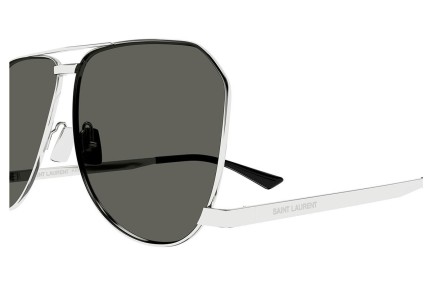 Ochelari de soare Saint Laurent SL690DUST 002 Pilot Argintii