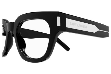 Ochelari Saint Laurent SL661 001 Dreptunghiulari Negri