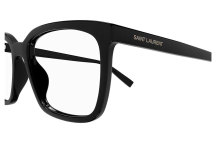 Ochelari Saint Laurent SL672 001 Pătrați Negri