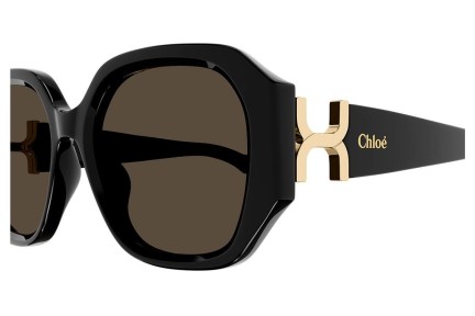 Ochelari de soare Chloe CH0236S 001 Pătrați Negri