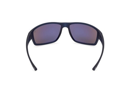 Ochelari de soare Timberland TB00003 91D Polarized Dreptunghiulari Albaștri