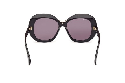 Ochelari de soare Max Mara MM0087 01A Rotunzi Negri