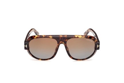 Ochelari de soare Tom Ford FT1102 52F Pilot Havana