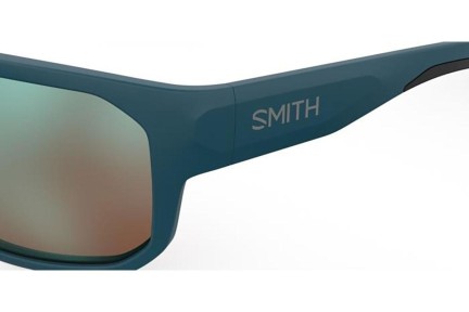 Ochelari de soare Smith ARVO FJM/QG Polarized Ovali Albaștri