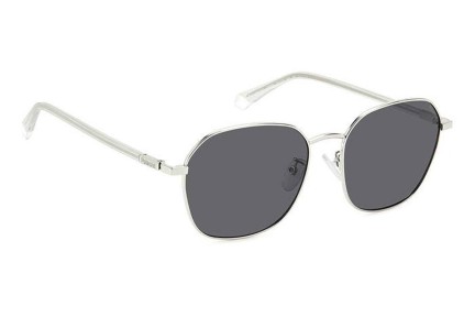 Ochelari de soare Polaroid PLD4168/G/S/X 010/M9 Polarized Dreptunghiulari Argintii