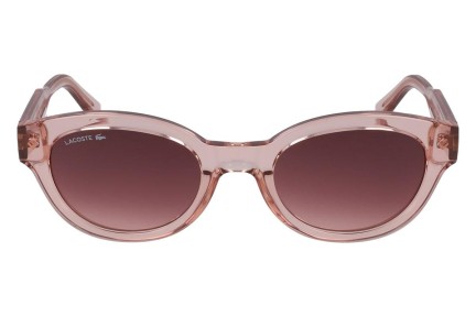 Ochelari de soare Lacoste L6024S 662 Dreptunghiulari Roz