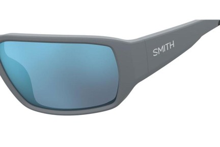 Ochelari de soare Smith HOOKSET RIW/QG Polarized Dreptunghiulari Gri