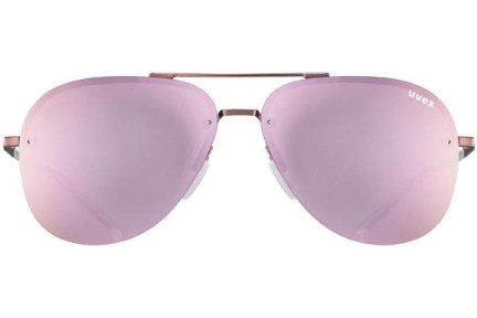 Ochelari de soare uvex lgl 40 Purple Mat S3 Pilot Maro