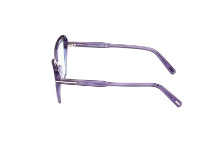 Ochelari Tom Ford FT5948-B 081 Cat Eye Violeți