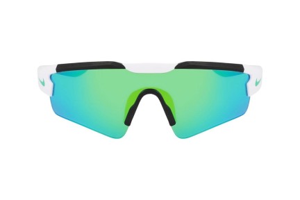 Ochelari de soare Nike EV24005 100 Lentilă unică | Shield Albi