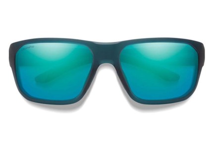 Ochelari de soare Smith ARVO FJM/QG Polarized Ovali Albaștri