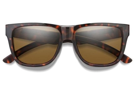 Ochelari de soare Smith LOWDOWN2/S 086/L5 Polarized Dreptunghiulari Havana