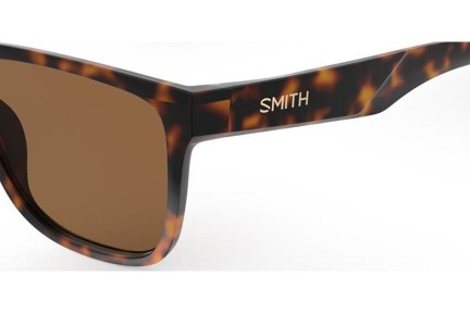 Ochelari de soare Smith LOWDOWNS2/S 086/L5 Polarized Dreptunghiulari Havana