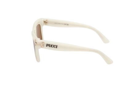 Ochelari de soare Emilio Pucci EP0222 21E Pătrați Albi