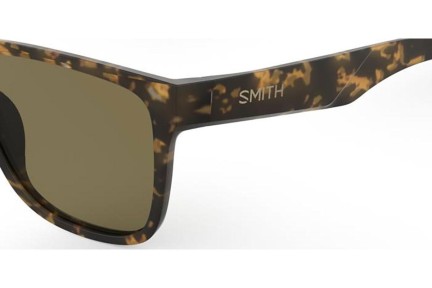 Ochelari de soare Smith LOWDOWNXL2 P65/L7 Polarized Pătrați Havana