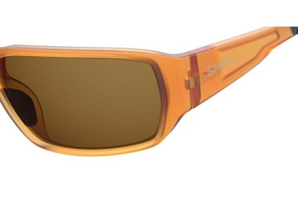 Ochelari de soare Smith HOOKSET N9P/L5 Polarized Dreptunghiulari Havana