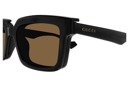 Ochelari de soare Gucci GG1543S 004 Dreptunghiulari Negri