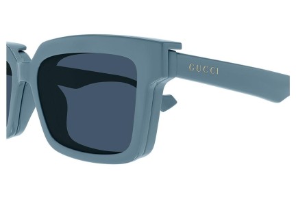 Ochelari de soare Gucci GG1543S 003 Dreptunghiulari Albaștri